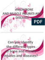 Bone and Musle Injuries and Diseases Jumbled Words Activity