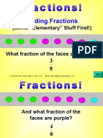 Adding Fractions: (Some "Elementary" Stuff First!)