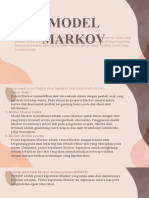 Model Markov dan Analisis Rantai Markov