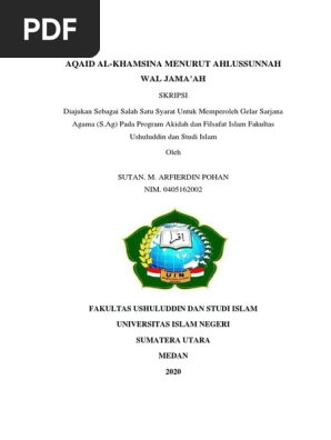 Skripsi Sutan M Arfierdin Pohan Pdf
