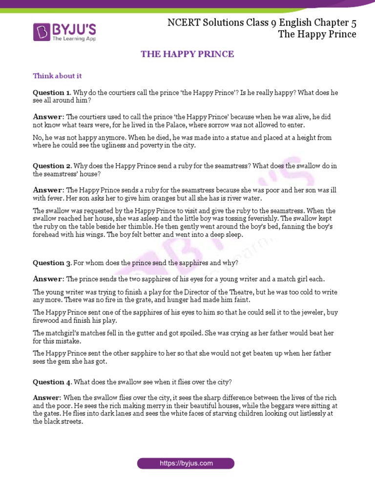 ncert-solutions-class-9-english-supplementary-chapter-5-the-happy