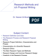 1 - Scientific Research Methods and Proposal Writing