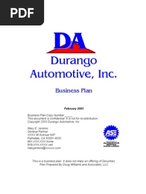 Sample Business Plan