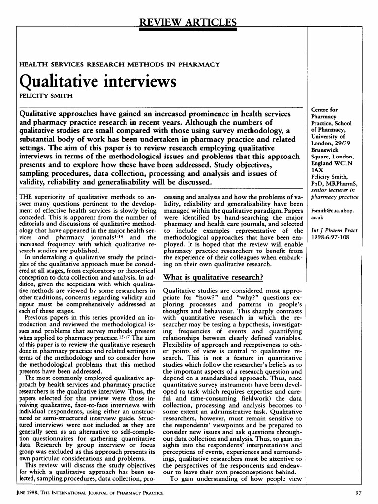 Qualitative Reviews | PDF | Qualitative Research | Quantitative Research