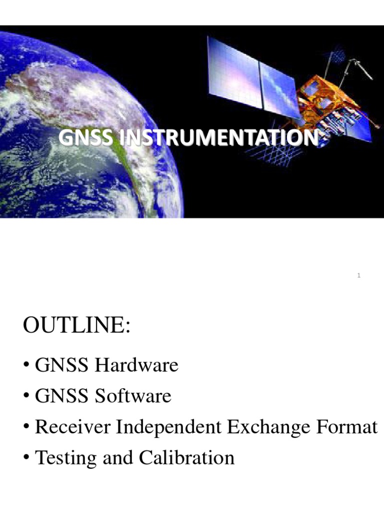 GNSS Instrumentation Overview | PDF | Computing | Telecommunications ...