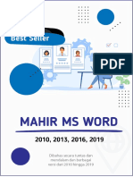 Ebook Mahir Microsoft Word (2010-2019)