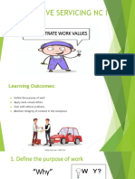 Week 3 - Demonstrate Work Values