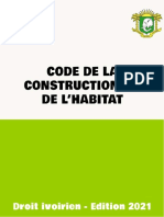 CÔTE D'IVOIRE_CODE DE LA CONSTRUCTION ET DE L'HABITAT_2021