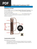 Linear Variable Differential Transformer LVDT