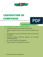 Liquidation of Companies: After Studying This Chapter, You Will Be Able To