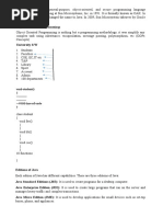 Basics of Java