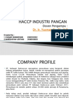 Kelompok 1 - Tugas HACCP