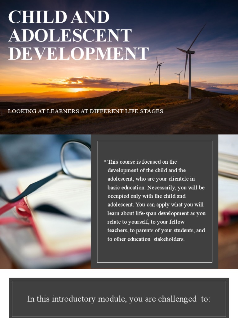 Child and Adolescent Development Insights | PDF | Developmental ...
