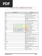 Computer Awareness Abbreviations