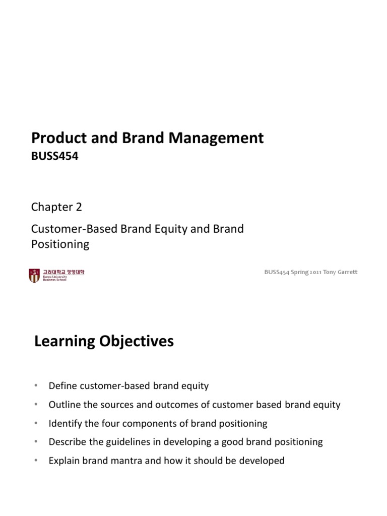 Customer-Based Brand Equity Guide | PDF | Brand | Market Segmentation