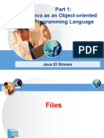 Java As An Object-Oriented Programming Language