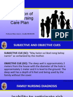 Formulation of Family Nursing Care Plan