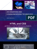 Information and Communications Technology: Joemil A. Dayao (Week 1)