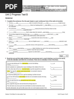 Sol3e Preint u2 Progress Test b