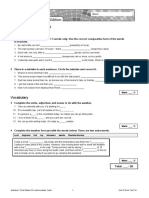 Unit 4 Short Test 1A: Grammar