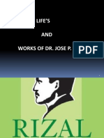 The Life'S AND Works of Dr. Jose P. Rizal