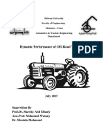 Dynamic Performance of Off-Road Vehicles
