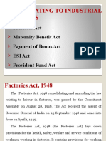 Laws Relating To Industrial Relations