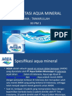 Presentasi Aqua Mineral Tamaganss