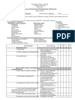 5th Topic C - Oral Care Checklist