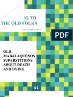 Lifeways, According To The Old Folks: Joel Quiambao Cayanan