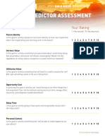 Section 4 GOAL PREDICTOR ASSESSMENT