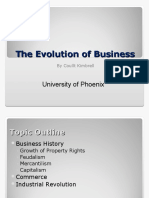 The Evolution of Business