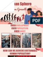 Human Sphere and Population Growth