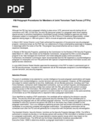 FBI Polygraph Proceedures