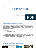 Maths in Nature: CREATED by - Divit Varshney