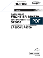 FUJI FRONTIER 550 - 570 - PartsList
