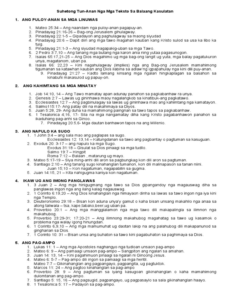 Bible Study Guide | PDF