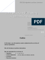 Data Structure 9 Meeting Algorithm Analysis