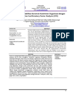 Validitas Dan Reliabilitas Konstruk Komitmen Organisasi Dengan Pendekatan Confirmatory Factor Analysis (CFA)