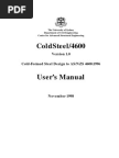 Cold Steel Designers Manual
