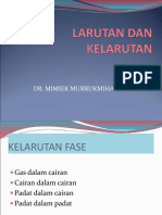 Larutan Dan Kelarutan