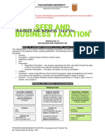 1st Semester Transfer Taxation Module 1 Succession and Transfer Tax