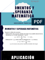 Momentos y Esperanza Matemática