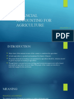 Financial Accounting For Agriculture