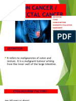 Colorectal Cancer Presentation