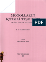 B.Y. Vlademirtsov, Moğolların İçtimai Teşkilatı