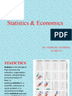 Statistics & Economics: By-Vaibhava Agarwal Class 11C