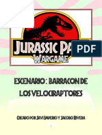 Jurassic Park Wargame Escenario Barracc3b3n de Los Velociraptores Con Marca de Agua