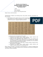 Activity 02 - Descriptive Statistics (Describing Data Sets)