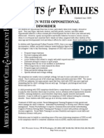 72 Children With Oppositional Defiant Disorder